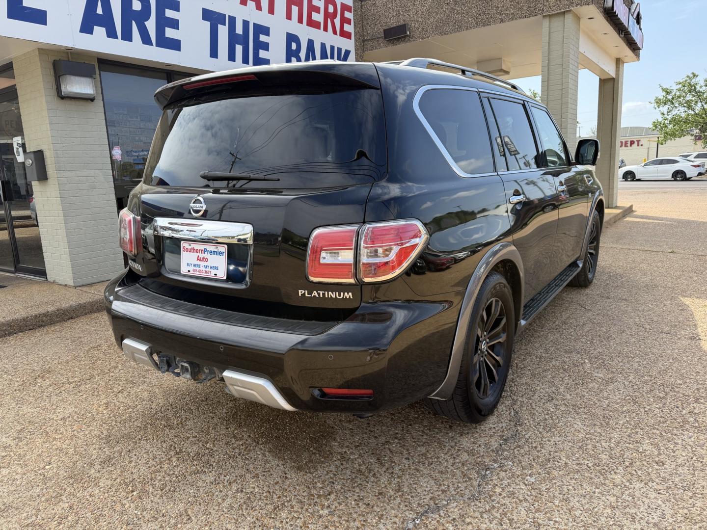 2017 BLACK NISSAN ARMADA PLAT (JN8AY2NFXH9) , located at 922 W. Beacon St., Philadelphia, MS, 39350, (601) 650-3675, 32.770447, -89.127151 - Photo#5