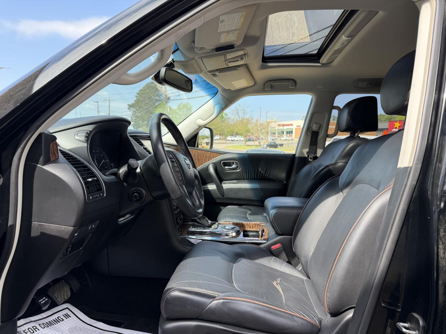 2017 BLACK NISSAN ARMADA PLAT (JN8AY2NFXH9) , located at 922 W. Beacon St., Philadelphia, MS, 39350, (601) 650-3675, 32.770447, -89.127151 - Photo#9