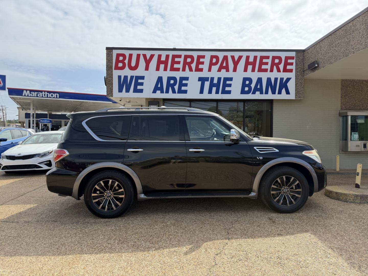 2017 BLACK NISSAN ARMADA PLAT (JN8AY2NFXH9) , located at 922 W. Beacon St., Philadelphia, MS, 39350, (601) 650-3675, 32.770447, -89.127151 - Photo#6