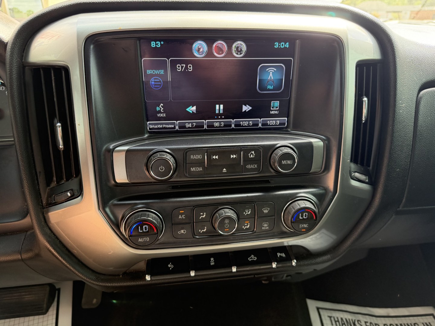 2015 SILVER CHEVROLET SILVERADO LT (1GCUKREC5FF) , located at 922 W. Beacon St., Philadelphia, MS, 39350, (601) 650-3675, 32.770447, -89.127151 - Photo#17