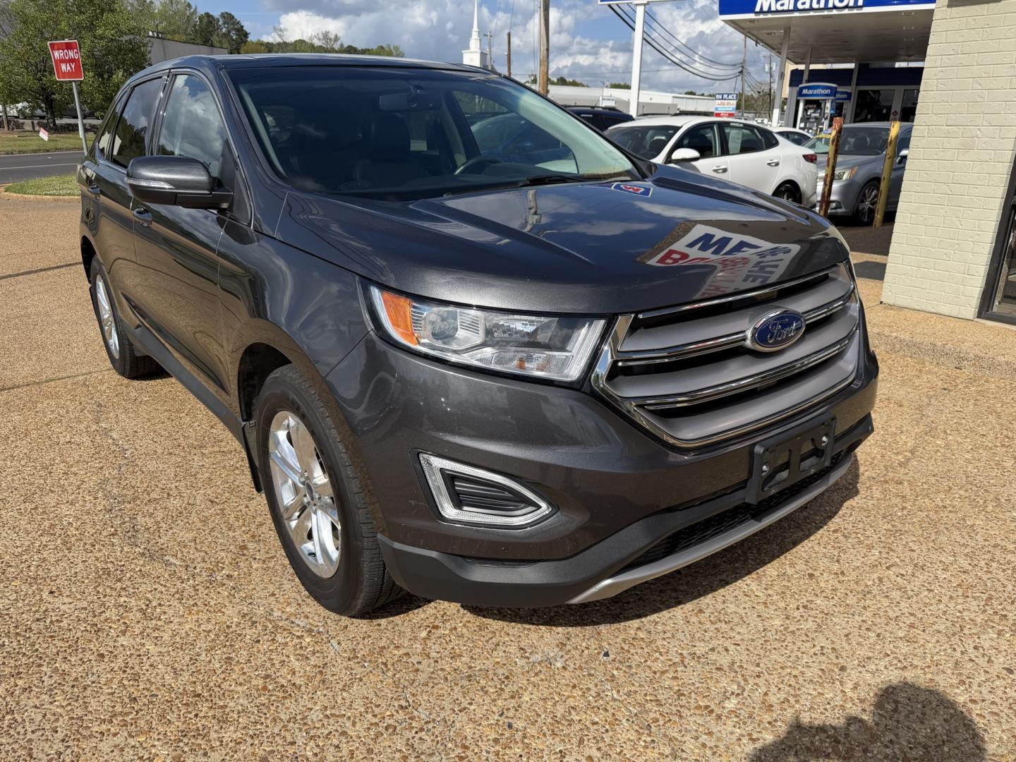 2015 GRAY FORD EDGE SEL (2FMTK4J9XFB) , located at 922 W. Beacon St., Philadelphia, MS, 39350, (601) 650-3675, 32.770447, -89.127151- Photo#0