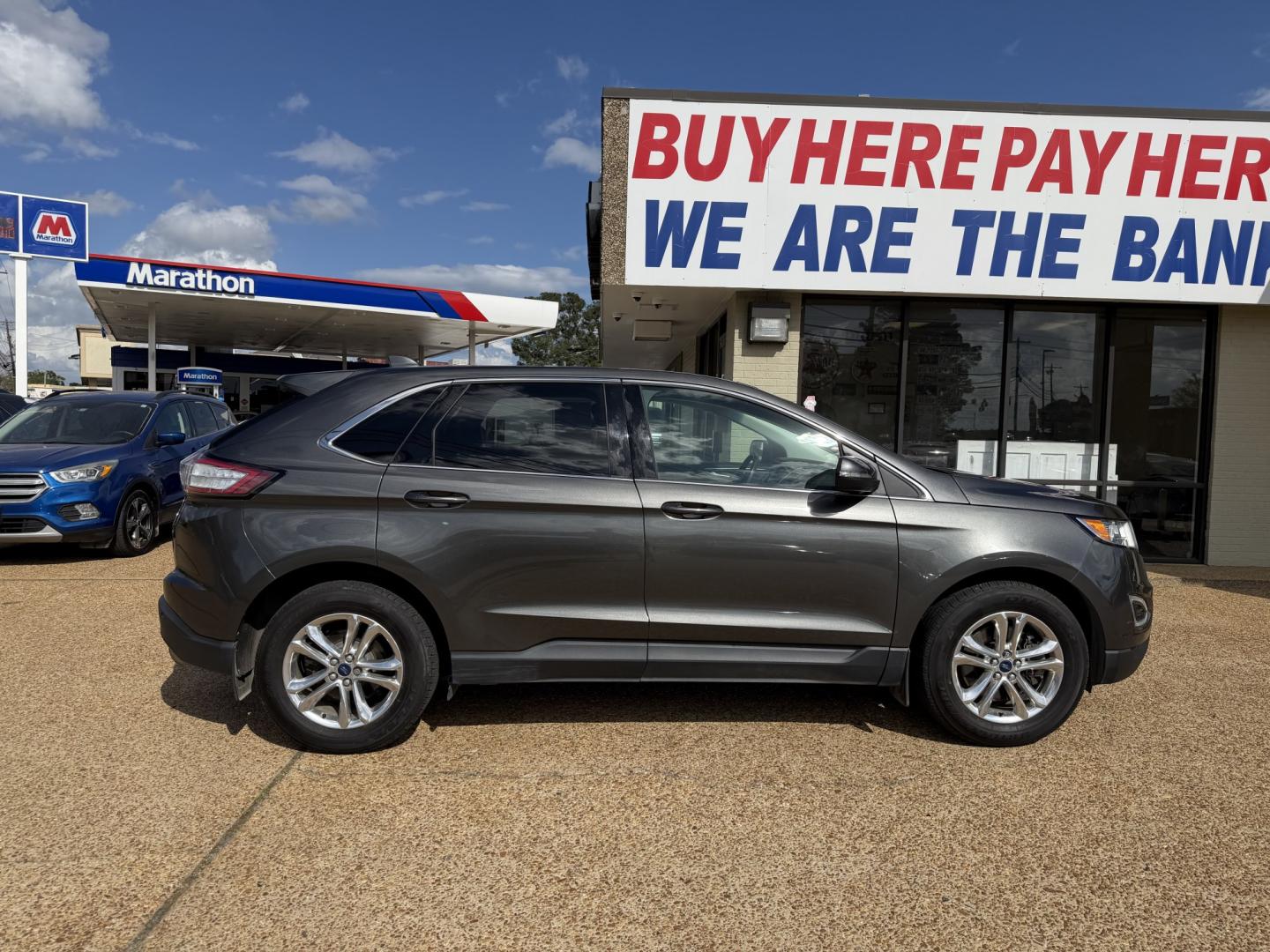 2015 GRAY FORD EDGE SEL (2FMTK4J9XFB) , located at 922 W. Beacon St., Philadelphia, MS, 39350, (601) 650-3675, 32.770447, -89.127151- Photo#6