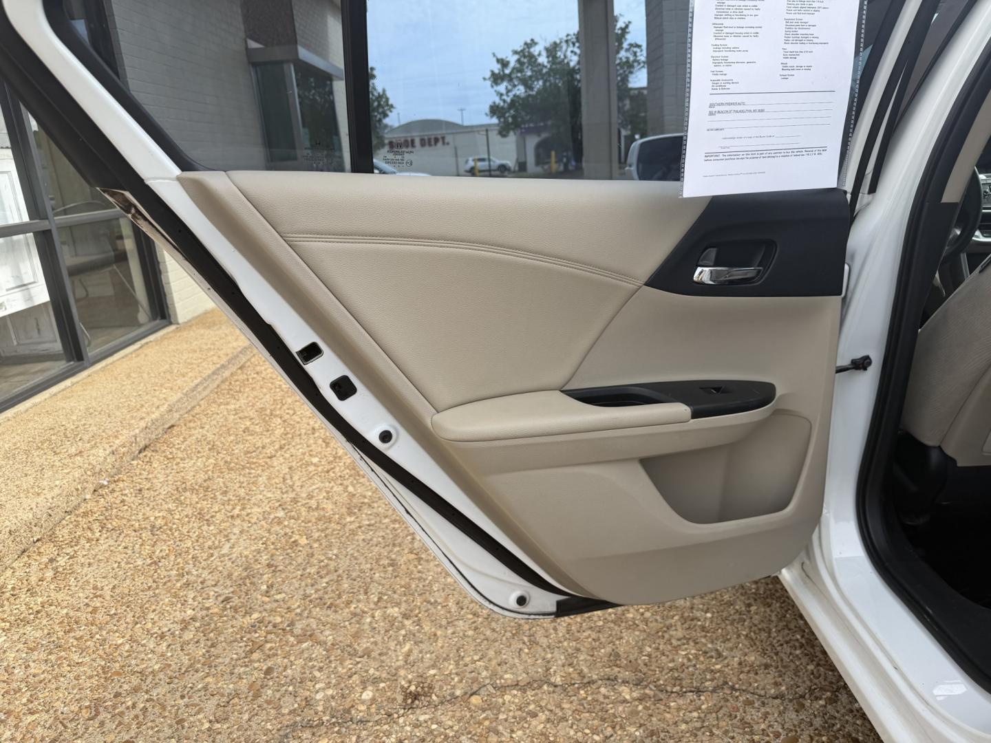 2014 WHITE HONDA ACCORD EX (1HGCR2F7XEA) , located at 922 W. Beacon St., Philadelphia, MS, 39350, (601) 650-3675, 32.770447, -89.127151- Photo#12