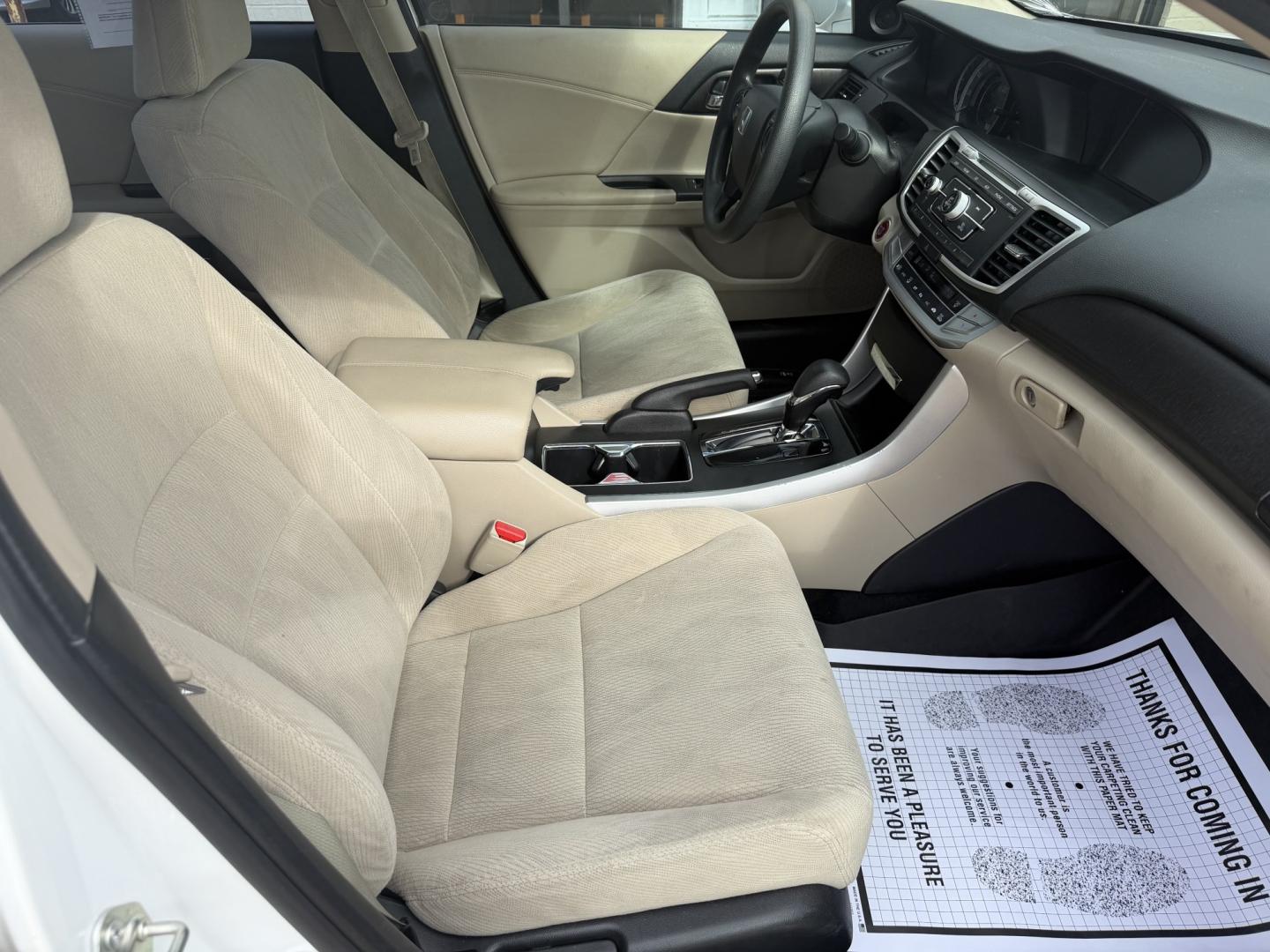 2014 WHITE HONDA ACCORD EX (1HGCR2F7XEA) , located at 922 W. Beacon St., Philadelphia, MS, 39350, (601) 650-3675, 32.770447, -89.127151- Photo#10