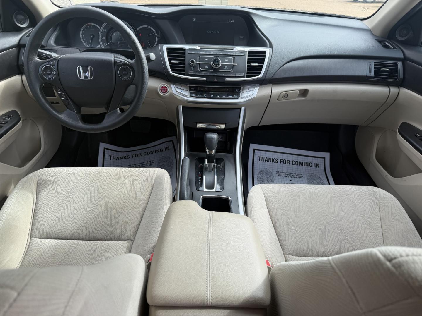 2014 WHITE HONDA ACCORD EX (1HGCR2F7XEA) , located at 922 W. Beacon St., Philadelphia, MS, 39350, (601) 650-3675, 32.770447, -89.127151- Photo#16