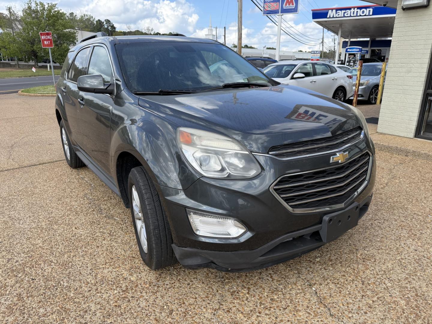 2017 GRAY CHEVROLET EQUINOX LT (2GNALCEKXH1) , located at 922 W. Beacon St., Philadelphia, MS, 39350, (601) 650-3675, 32.770447, -89.127151- Photo#0