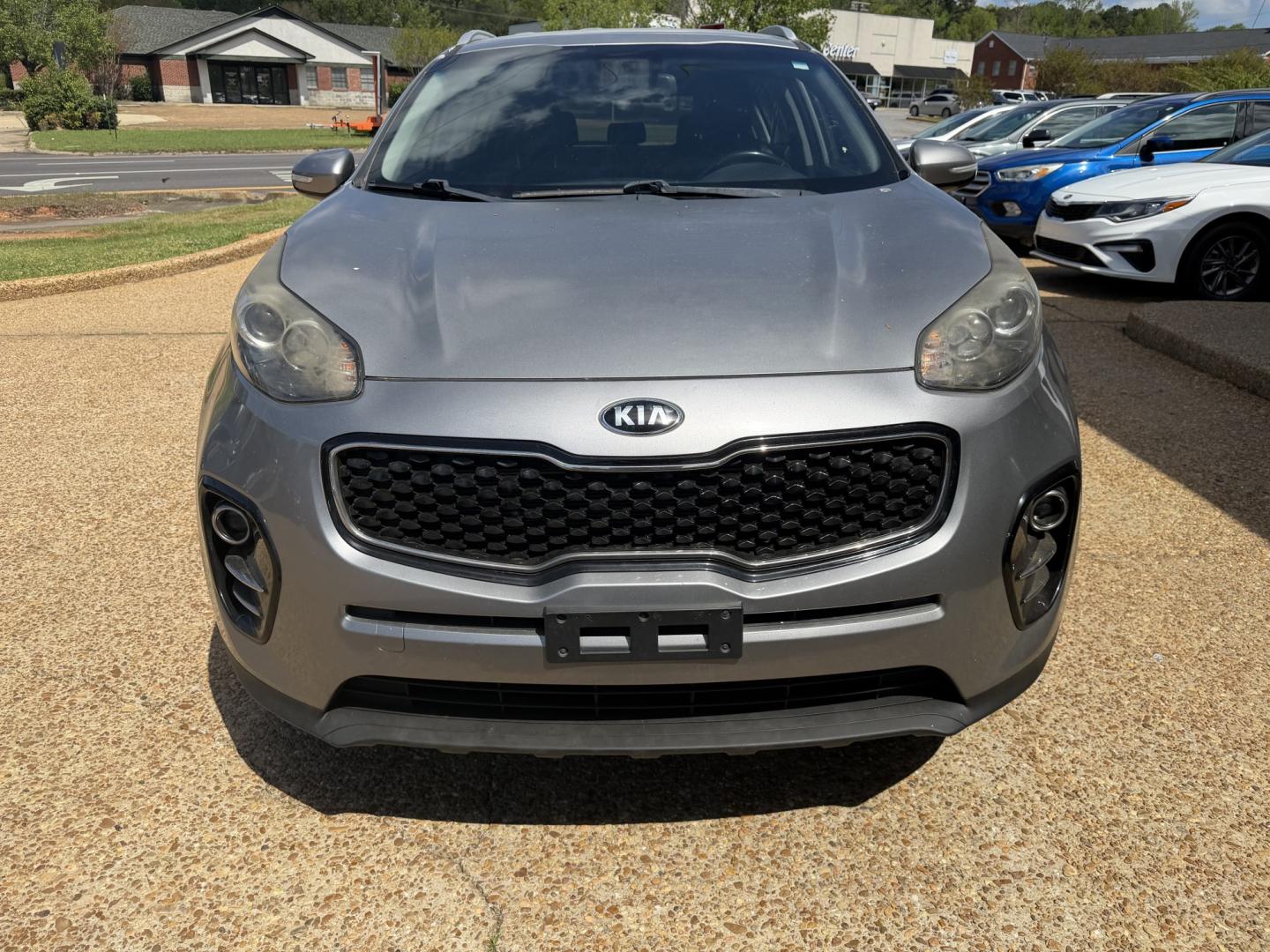 2019 GRAY KIA SPORTAGE EX (KNDPN3ACXK7) , located at 922 W. Beacon St., Philadelphia, MS, 39350, (601) 650-3675, 32.770447, -89.127151 - Photo#1