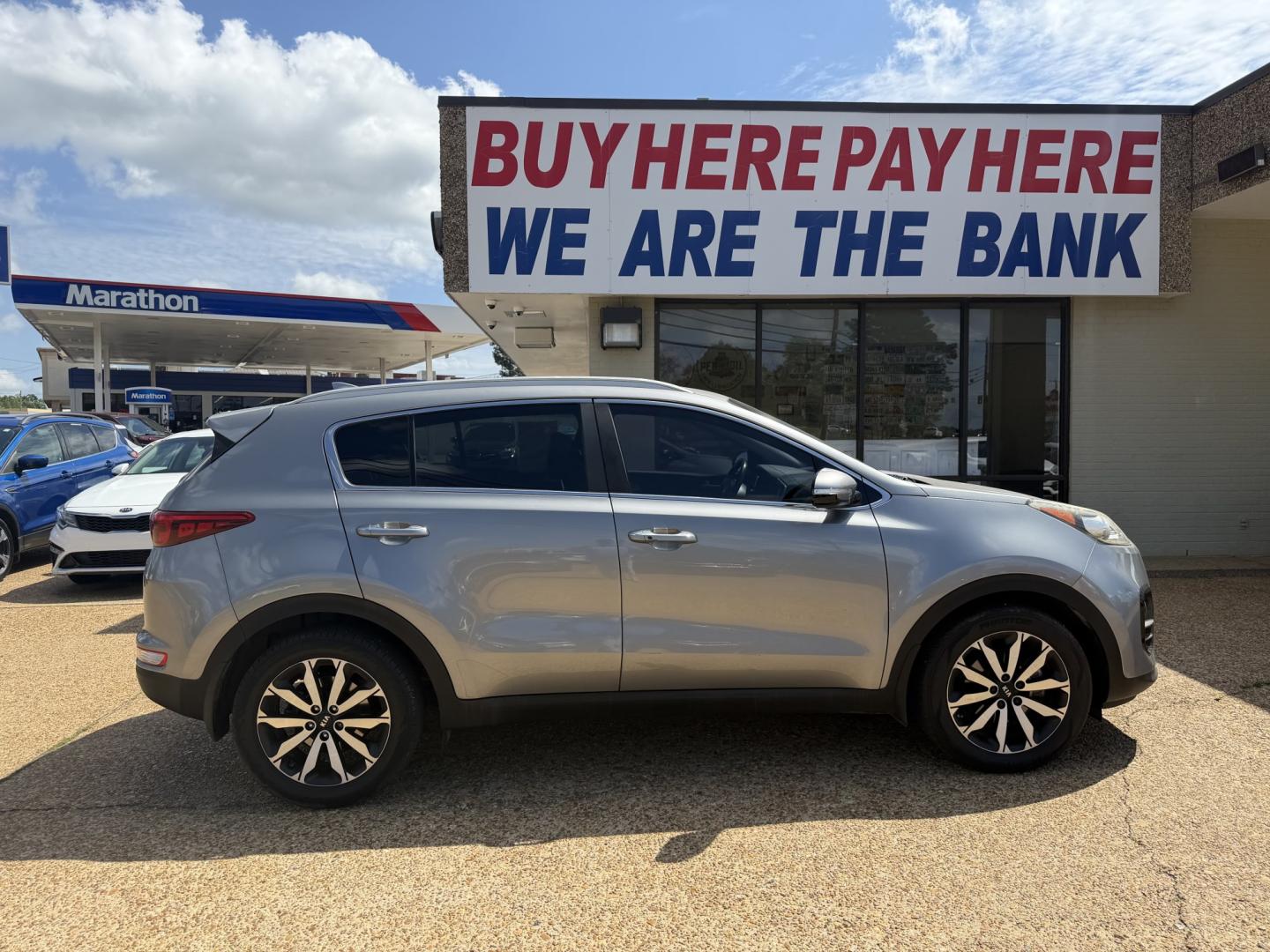 2019 GRAY KIA SPORTAGE EX (KNDPN3ACXK7) , located at 922 W. Beacon St., Philadelphia, MS, 39350, (601) 650-3675, 32.770447, -89.127151 - Photo#6