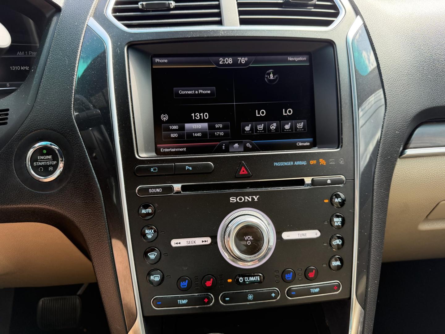 2016 WHITE FORD EXPLORER LIMITED Limited (1FM5K7F85GG) , located at 922 W. Beacon St., Philadelphia, MS, 39350, (601) 650-3675, 32.770447, -89.127151- Photo#17
