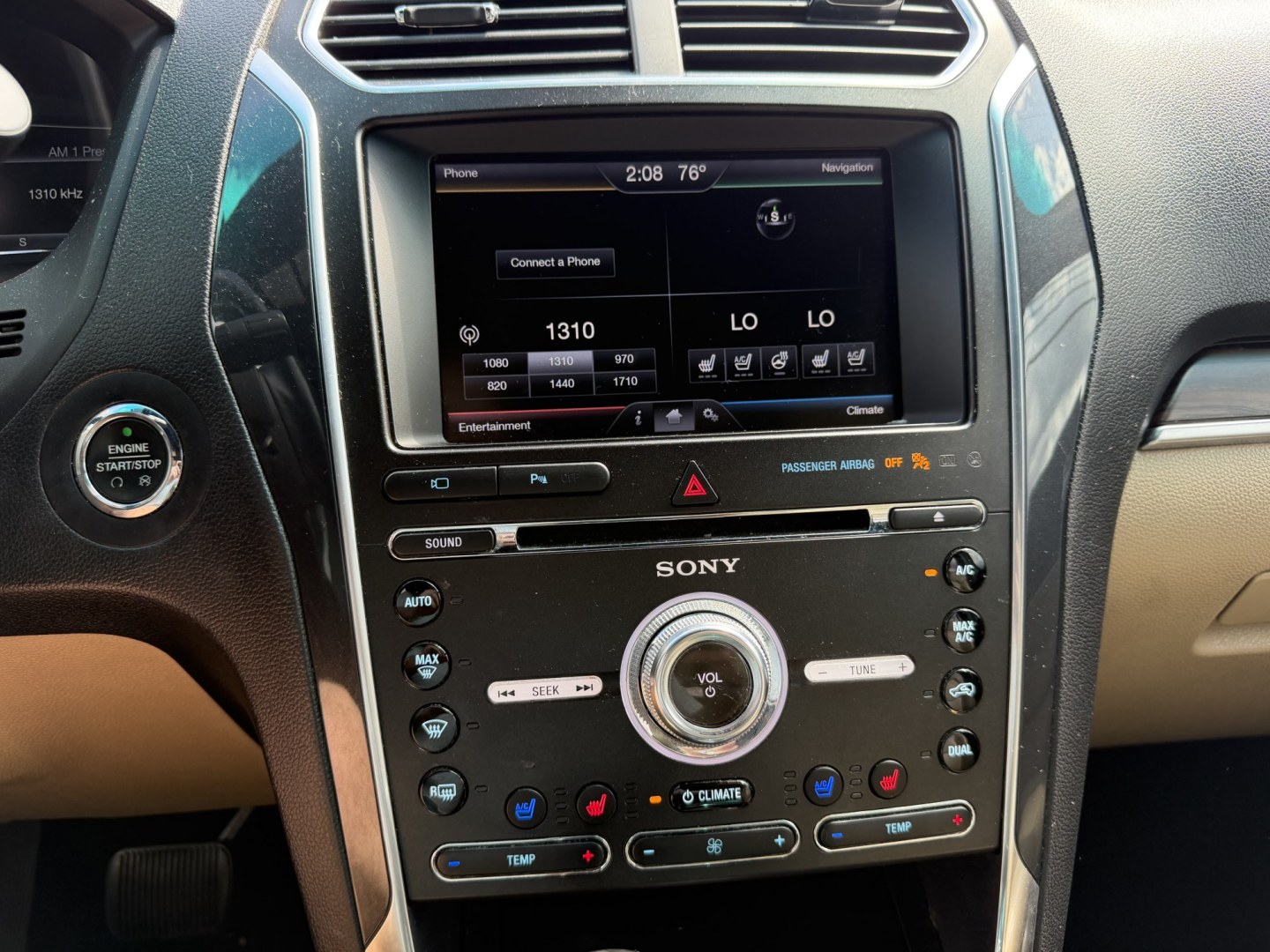 2016 WHITE FORD EXPLORER LIMITED Limited (1FM5K7F85GG) , located at 922 W. Beacon St., Philadelphia, MS, 39350, (601) 650-3675, 32.770447, -89.127151 - Photo#17