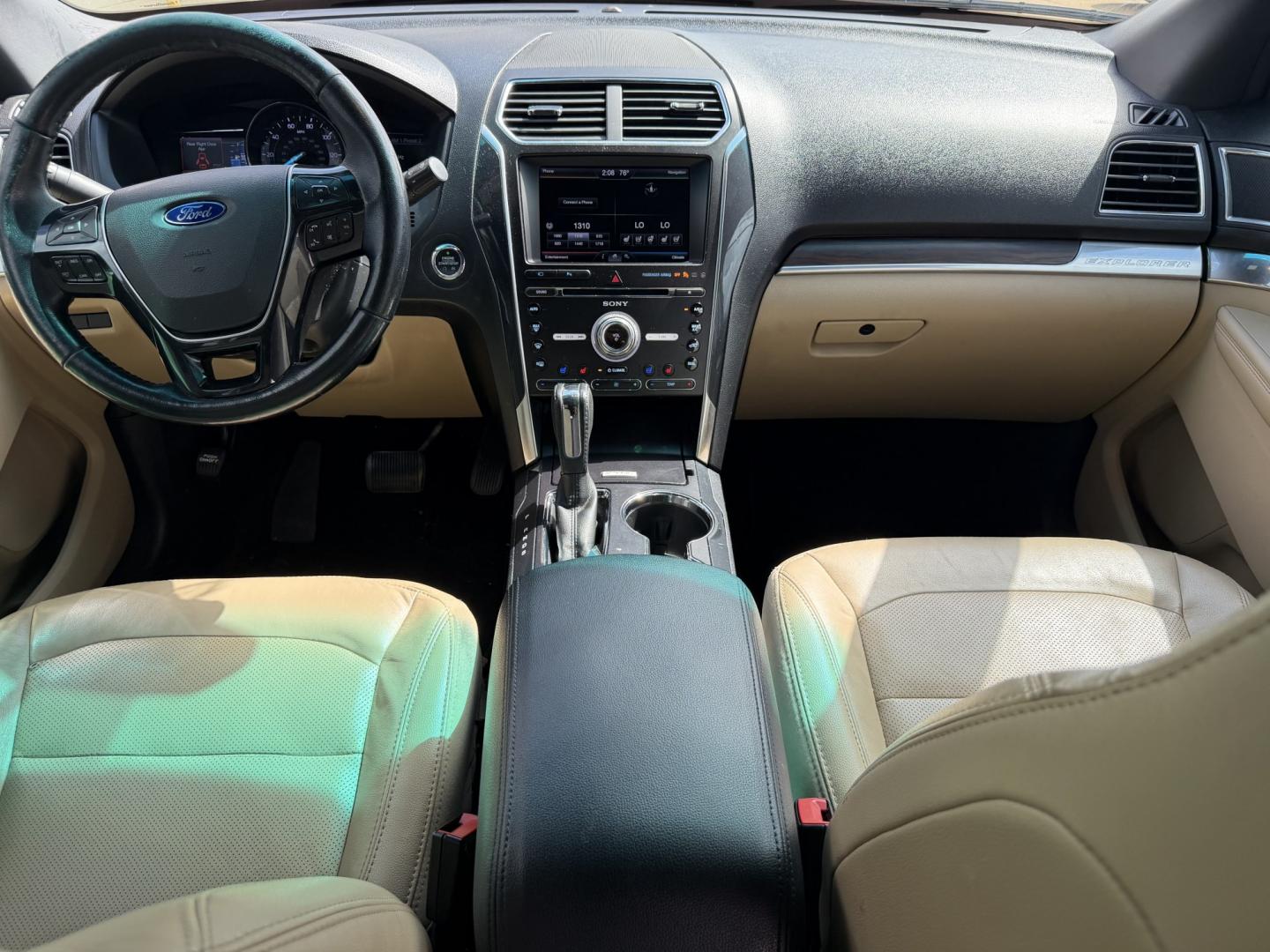 2016 WHITE FORD EXPLORER LIMITED Limited (1FM5K7F85GG) , located at 922 W. Beacon St., Philadelphia, MS, 39350, (601) 650-3675, 32.770447, -89.127151- Photo#16