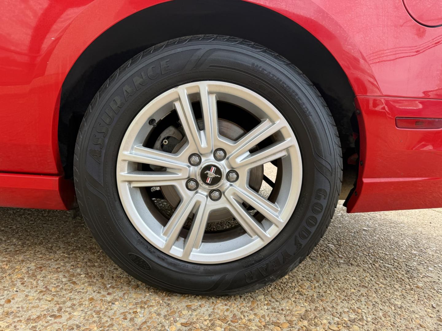 2014 RED FORD MUSTANG BASE (1ZVBP8AM7E5) , located at 922 W. Beacon St., Philadelphia, MS, 39350, (601) 650-3675, 32.770447, -89.127151 - Photo#7