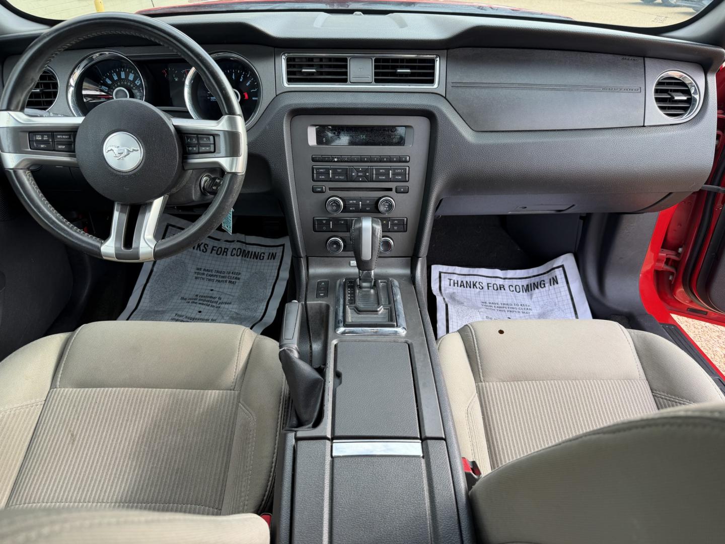 2014 RED FORD MUSTANG BASE (1ZVBP8AM7E5) , located at 922 W. Beacon St., Philadelphia, MS, 39350, (601) 650-3675, 32.770447, -89.127151 - Photo#13