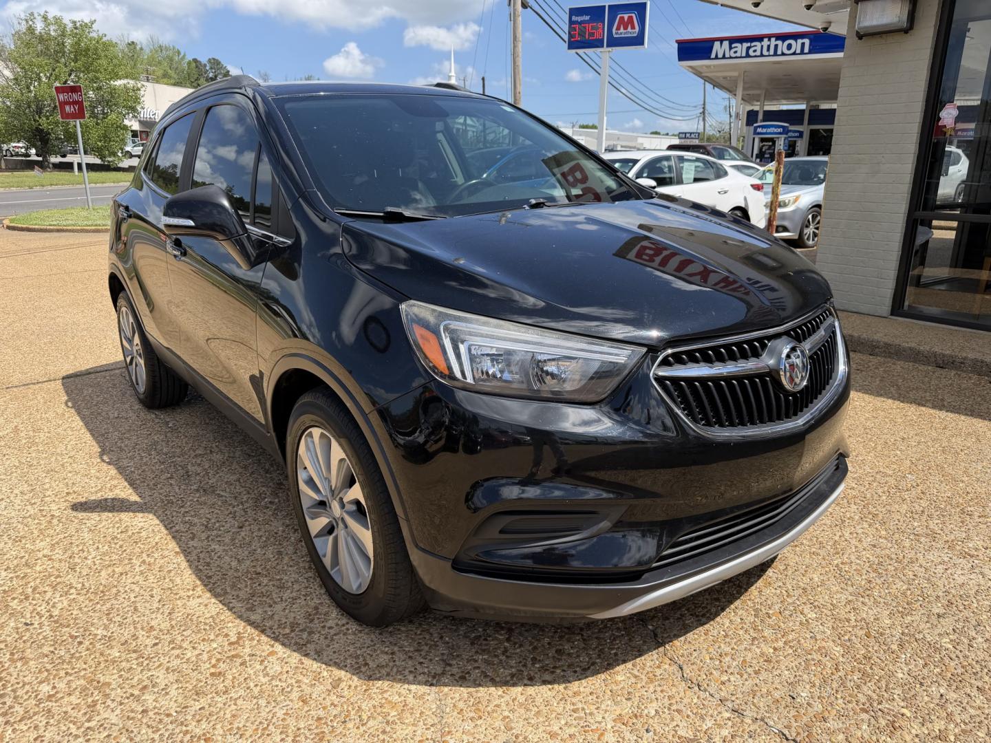 2018 BLACK BUICK ENCORE PREFERRED (KL4CJASB9JB) , located at 922 W. Beacon St., Philadelphia, MS, 39350, (601) 650-3675, 32.770447, -89.127151 - Photo#0
