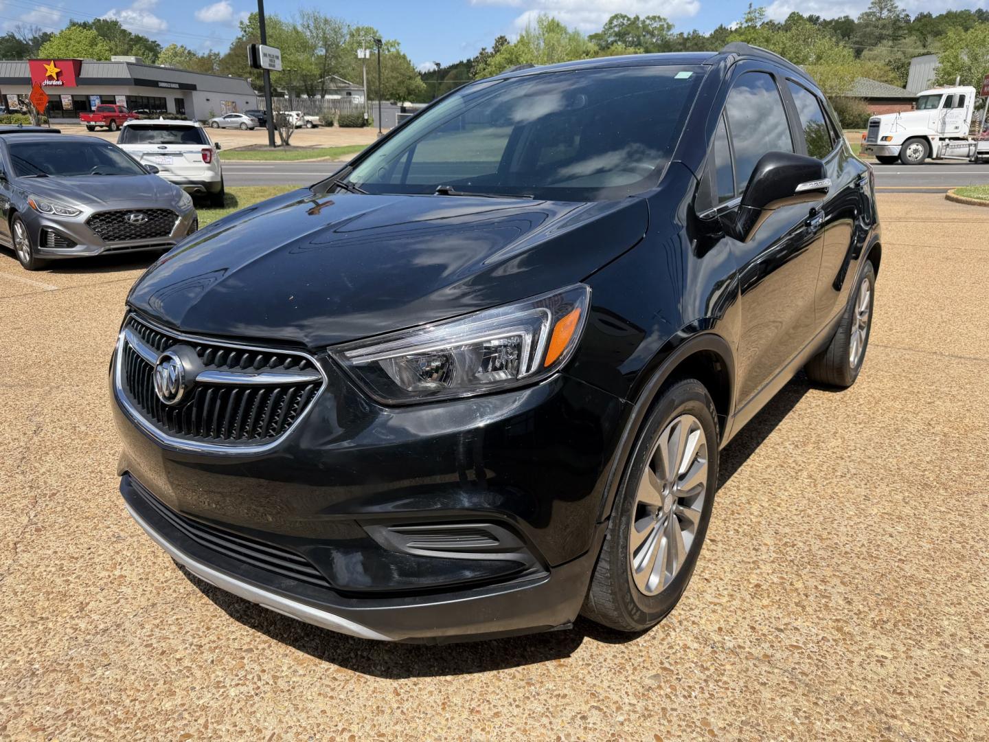 2018 BLACK BUICK ENCORE PREFERRED (KL4CJASB9JB) , located at 922 W. Beacon St., Philadelphia, MS, 39350, (601) 650-3675, 32.770447, -89.127151 - Photo#2