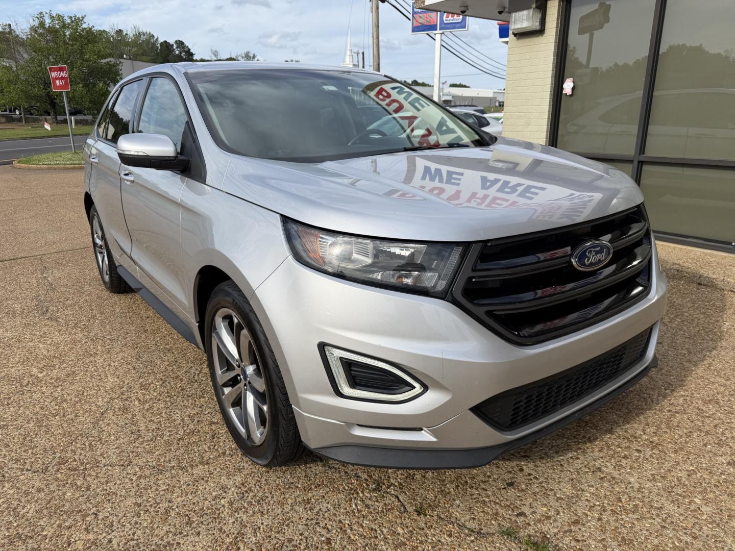 2015 SILVER FORD EDGE SPORT (2FMTK3AP5FB) , located at 922 W. Beacon St., Philadelphia, MS, 39350, (601) 650-3675, 32.770447, -89.127151 - Photo#0