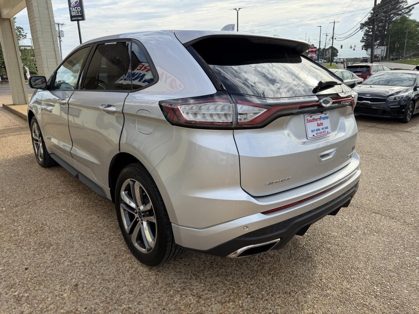 2015 SILVER FORD EDGE SPORT (2FMTK3AP5FB) , located at 922 W. Beacon St., Philadelphia, MS, 39350, (601) 650-3675, 32.770447, -89.127151 - Photo#3