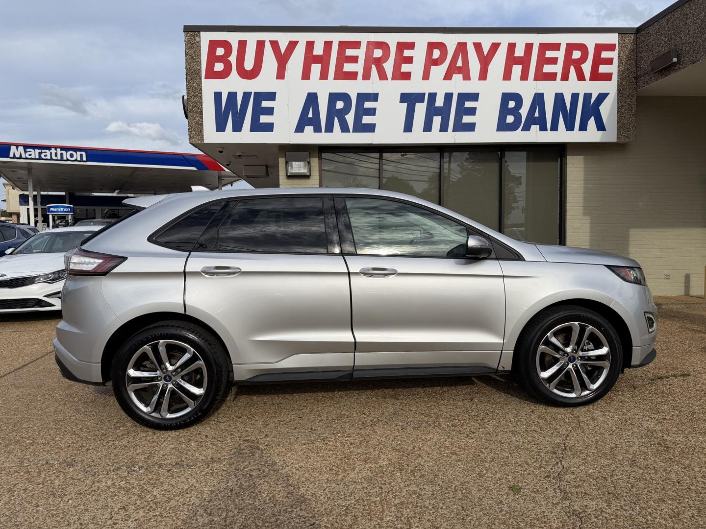 2015 SILVER FORD EDGE SPORT (2FMTK3AP5FB) , located at 922 W. Beacon St., Philadelphia, MS, 39350, (601) 650-3675, 32.770447, -89.127151 - Photo#6