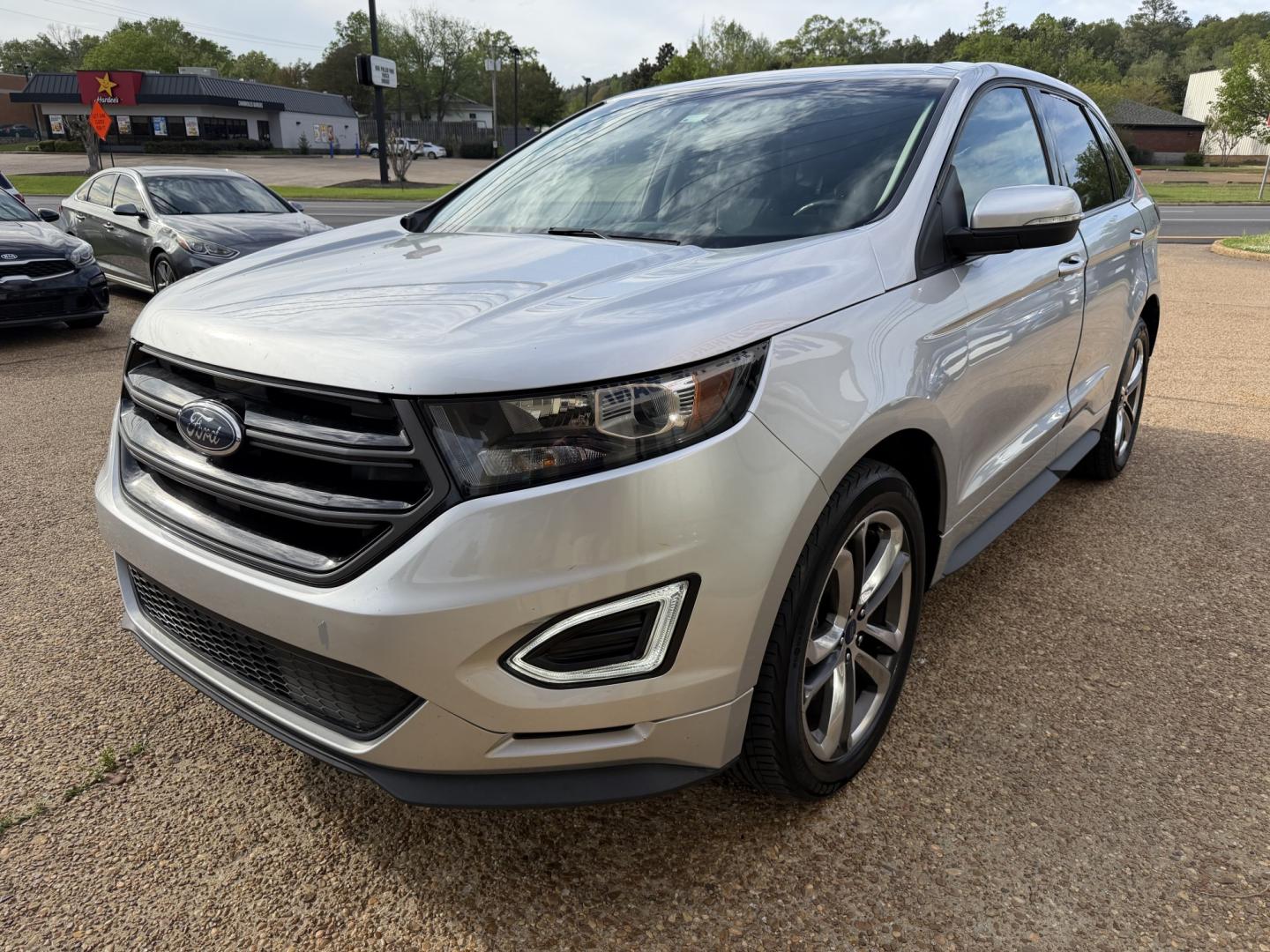 2015 SILVER FORD EDGE SPORT (2FMTK3AP5FB) , located at 922 W. Beacon St., Philadelphia, MS, 39350, (601) 650-3675, 32.770447, -89.127151 - Photo#2