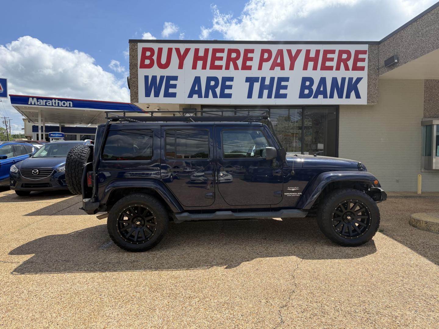 2013 BLUE JEEP WRANGLER UNLIMITED S (1C4HJWEG6DL) , located at 922 W. Beacon St., Philadelphia, MS, 39350, (601) 650-3675, 32.770447, -89.127151 - Photo#6