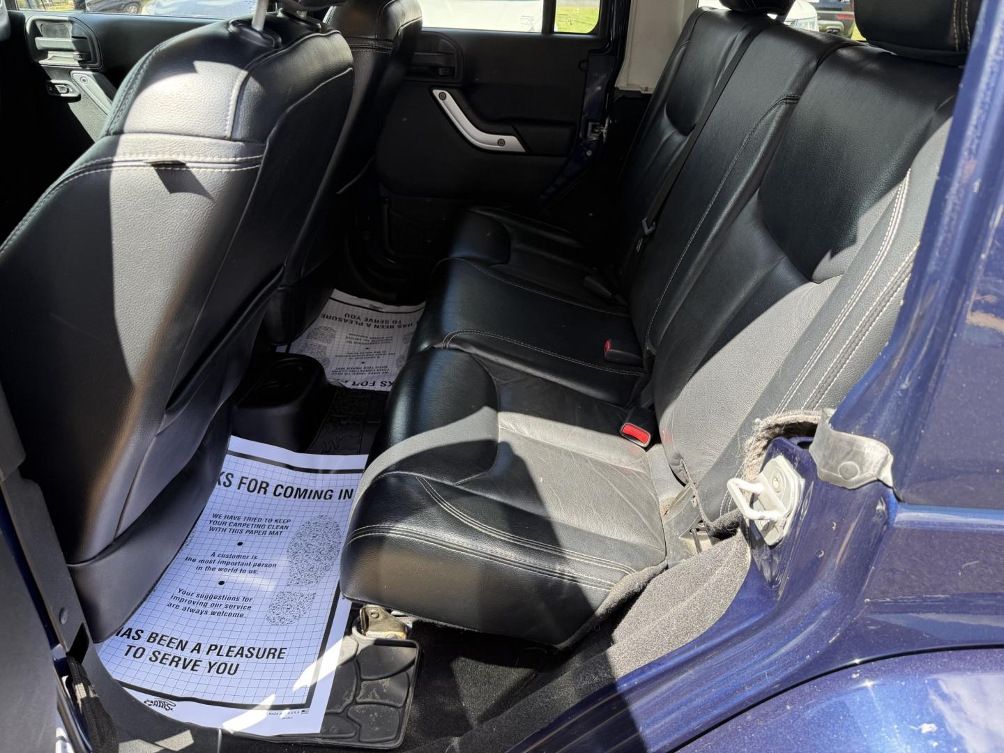 2013 BLUE JEEP WRANGLER UNLIMITED S (1C4HJWEG6DL) , located at 922 W. Beacon St., Philadelphia, MS, 39350, (601) 650-3675, 32.770447, -89.127151 - Photo#13