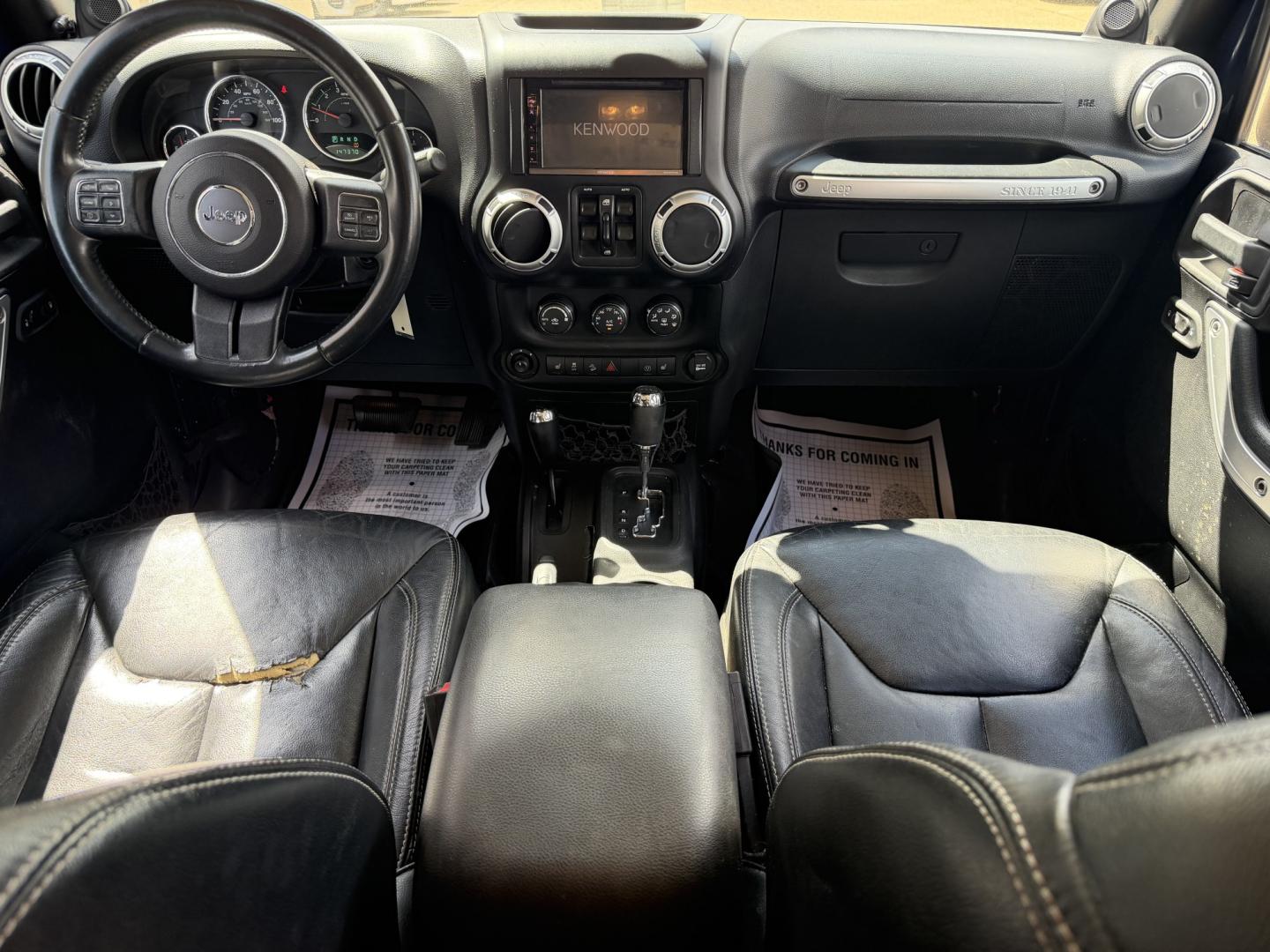 2013 BLUE JEEP WRANGLER UNLIMITED S (1C4HJWEG6DL) , located at 922 W. Beacon St., Philadelphia, MS, 39350, (601) 650-3675, 32.770447, -89.127151 - Photo#16