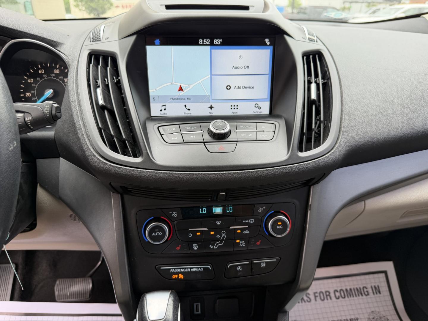 2018 WHITE FORD ESCAPE SEL (1FMCU0HD0JU) , located at 922 W. Beacon St., Philadelphia, MS, 39350, (601) 650-3675, 32.770447, -89.127151 - Photo#17