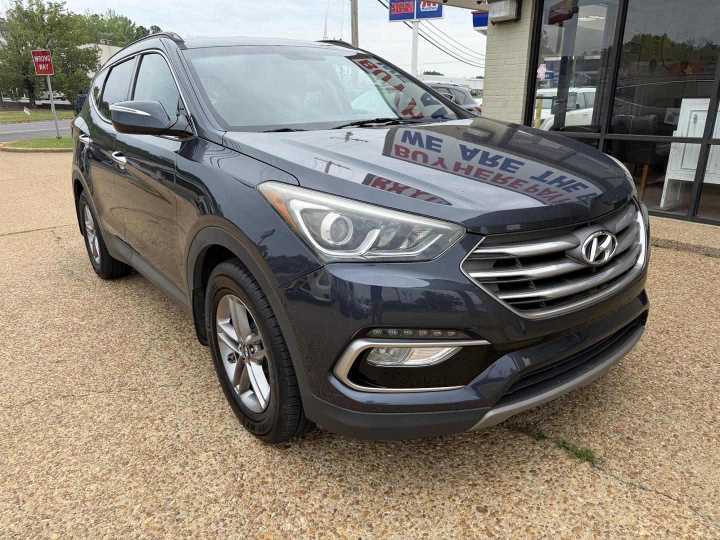 2018 BLUE HYUNDAI SANTA FE SPORT BASE (5NMZU3LB1JH) , located at 922 W. Beacon St., Philadelphia, MS, 39350, (601) 650-3675, 32.770447, -89.127151 - Photo#0