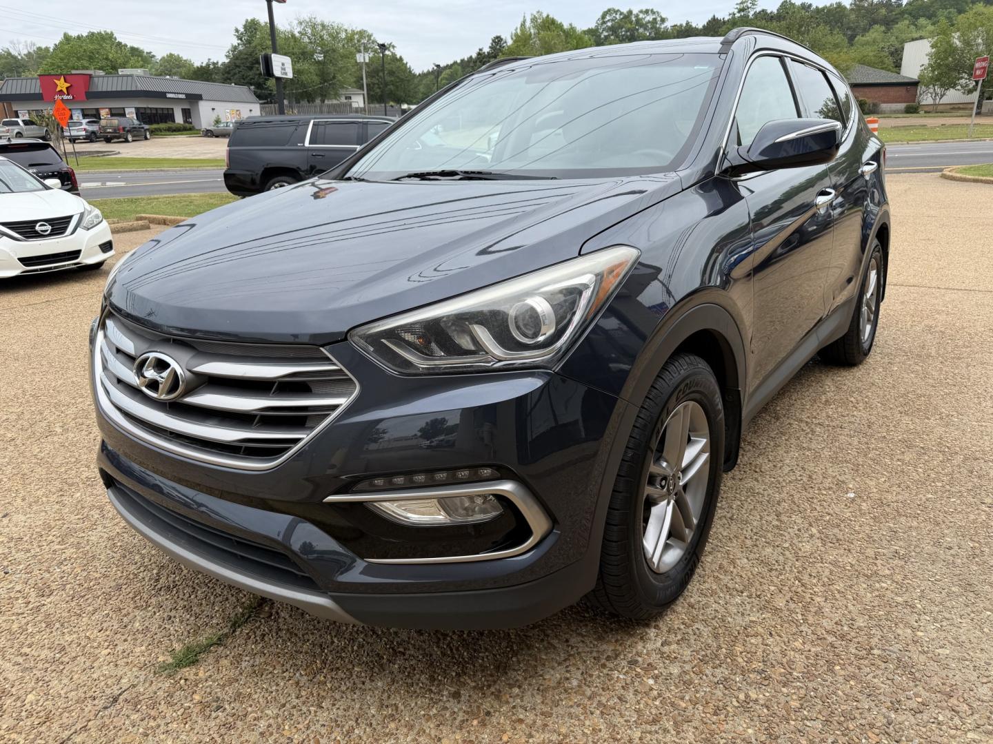 2018 BLUE HYUNDAI SANTA FE SPORT BASE (5NMZU3LB1JH) , located at 922 W. Beacon St., Philadelphia, MS, 39350, (601) 650-3675, 32.770447, -89.127151 - Photo#2