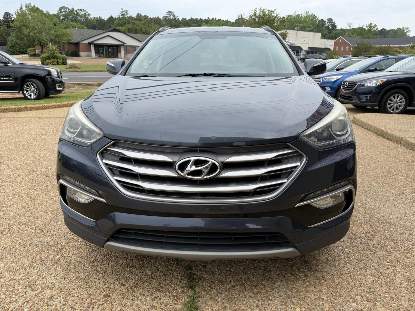 2018 BLUE HYUNDAI SANTA FE SPORT BASE (5NMZU3LB1JH) , located at 922 W. Beacon St., Philadelphia, MS, 39350, (601) 650-3675, 32.770447, -89.127151 - Photo#1