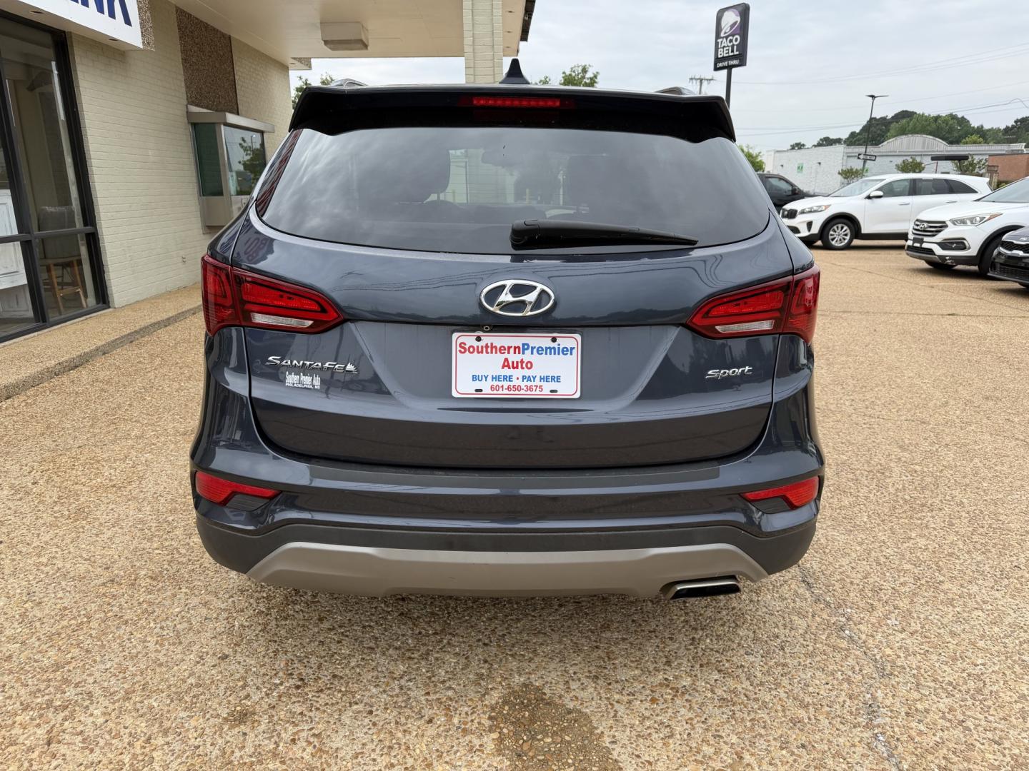 2018 BLUE HYUNDAI SANTA FE SPORT BASE (5NMZU3LB1JH) , located at 922 W. Beacon St., Philadelphia, MS, 39350, (601) 650-3675, 32.770447, -89.127151 - Photo#4