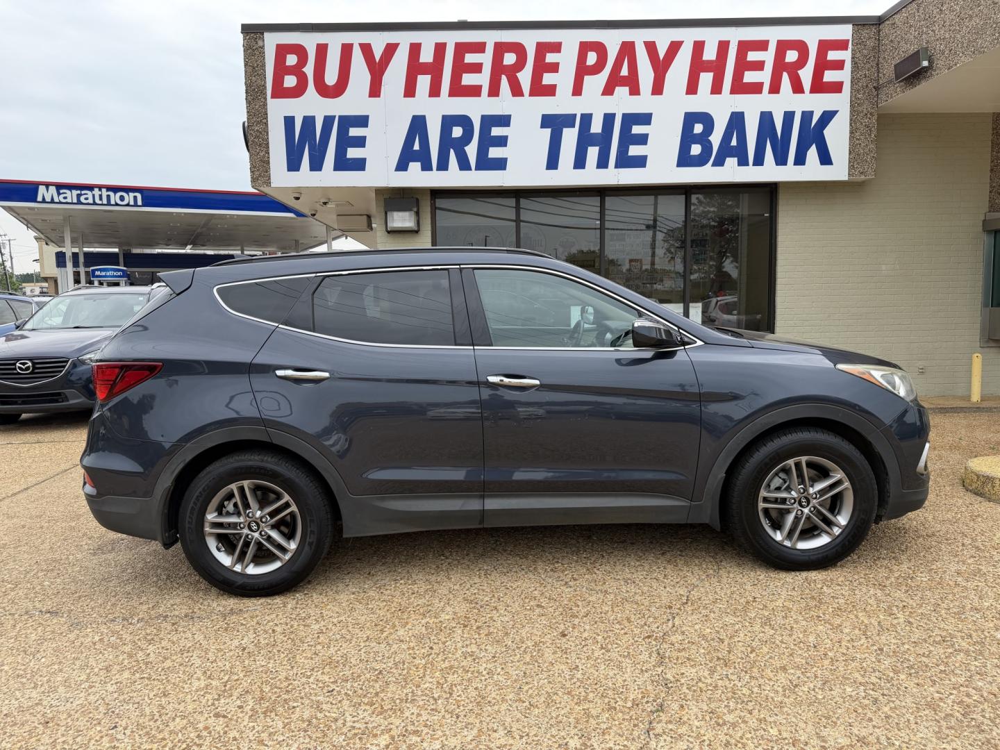 2018 BLUE HYUNDAI SANTA FE SPORT BASE (5NMZU3LB1JH) , located at 922 W. Beacon St., Philadelphia, MS, 39350, (601) 650-3675, 32.770447, -89.127151 - Photo#6