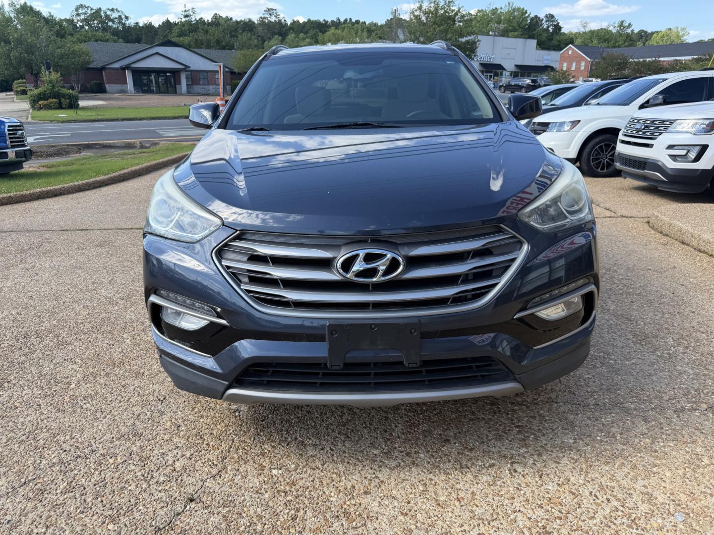 2017 BLUE HYUNDAI SANTA FE SPORT (5NMZU3LB4HH) , located at 922 W. Beacon St., Philadelphia, MS, 39350, (601) 650-3675, 32.770447, -89.127151- Photo#1