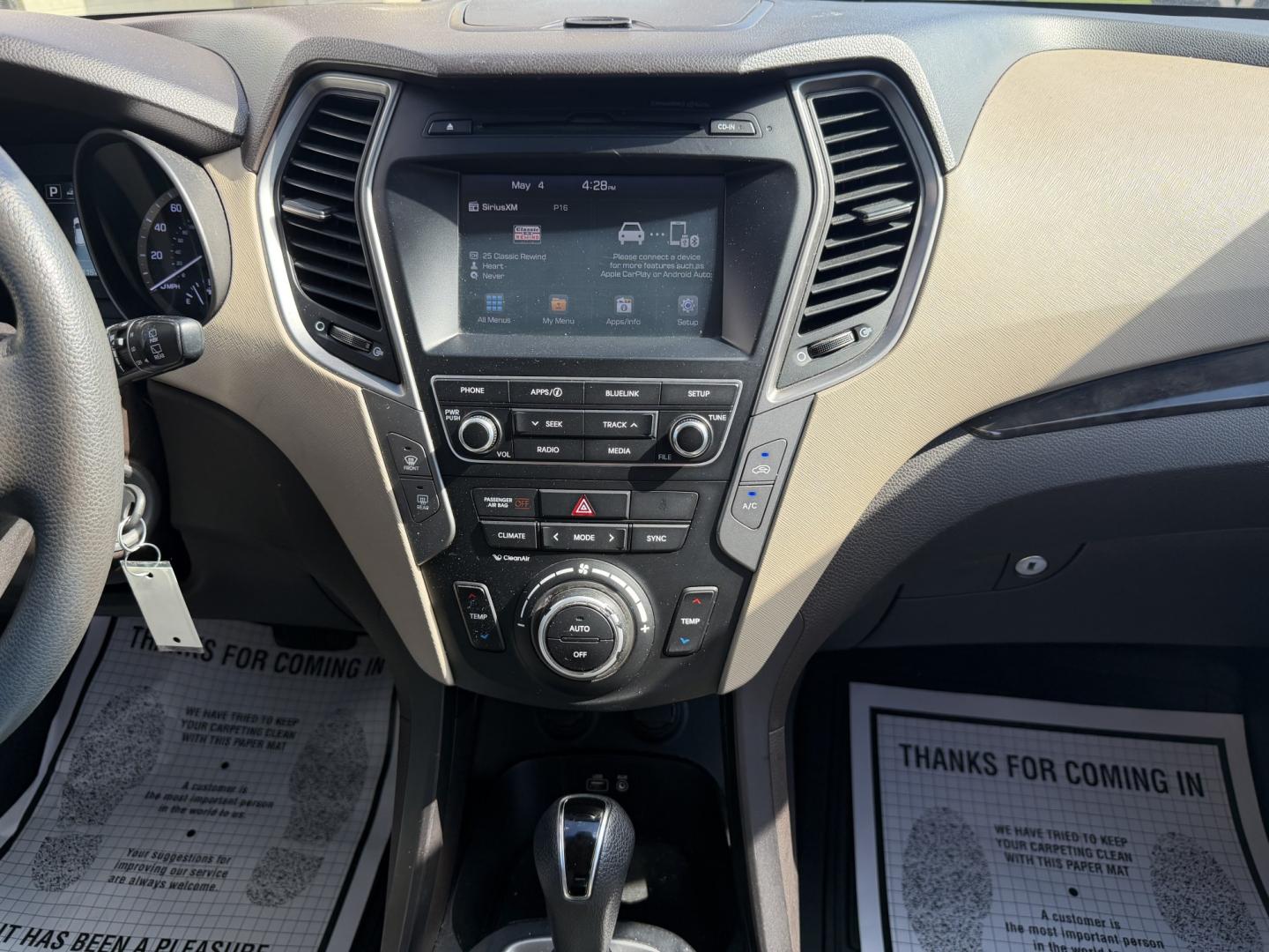 2017 BLUE HYUNDAI SANTA FE SPORT (5NMZU3LB4HH) , located at 922 W. Beacon St., Philadelphia, MS, 39350, (601) 650-3675, 32.770447, -89.127151- Photo#17