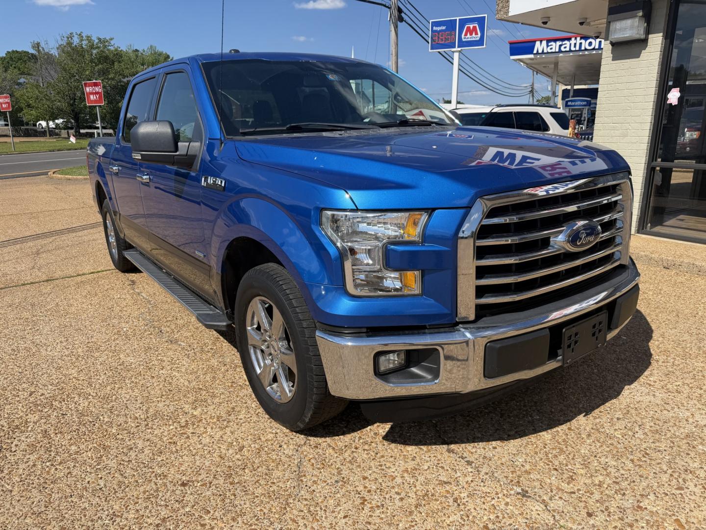 2015 BLUE FORD F-150 XLT (1FTEW1CPXFK) , located at 922 W. Beacon St., Philadelphia, MS, 39350, (601) 650-3675, 32.770447, -89.127151- Photo#0