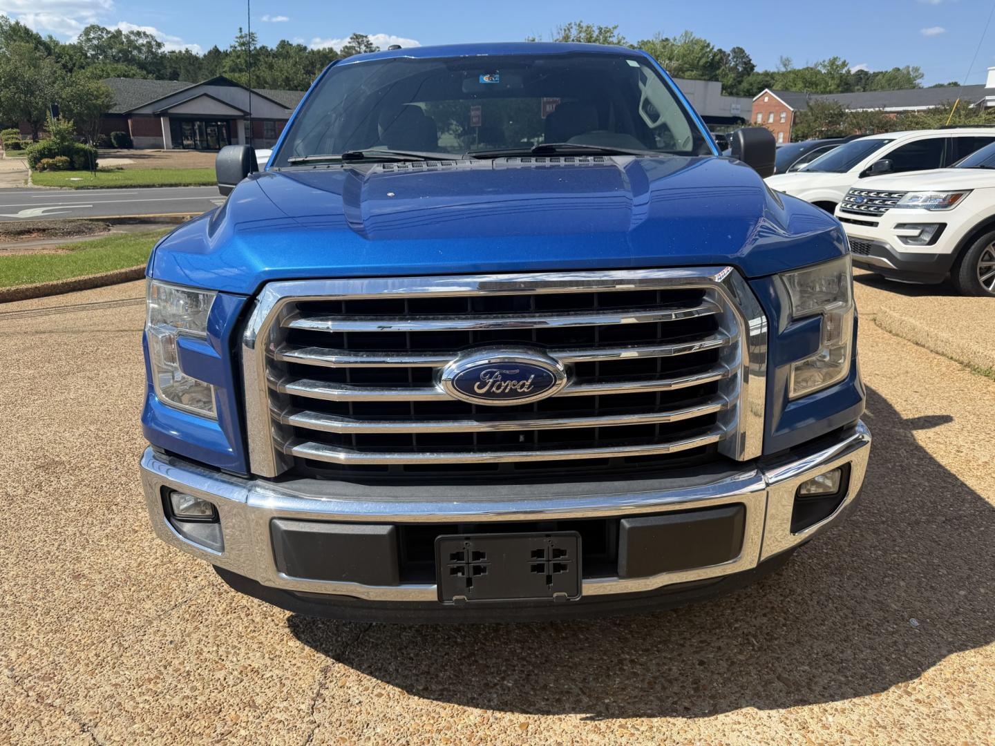 2015 BLUE FORD F-150 XLT (1FTEW1CPXFK) , located at 922 W. Beacon St., Philadelphia, MS, 39350, (601) 650-3675, 32.770447, -89.127151- Photo#1