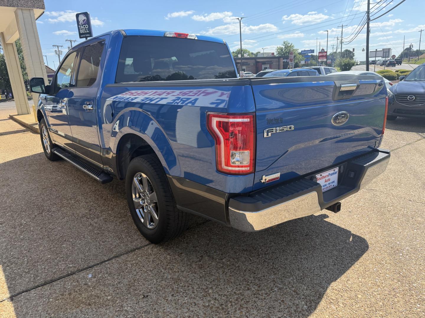 2015 BLUE FORD F-150 XLT (1FTEW1CPXFK) , located at 922 W. Beacon St., Philadelphia, MS, 39350, (601) 650-3675, 32.770447, -89.127151 - Photo#3