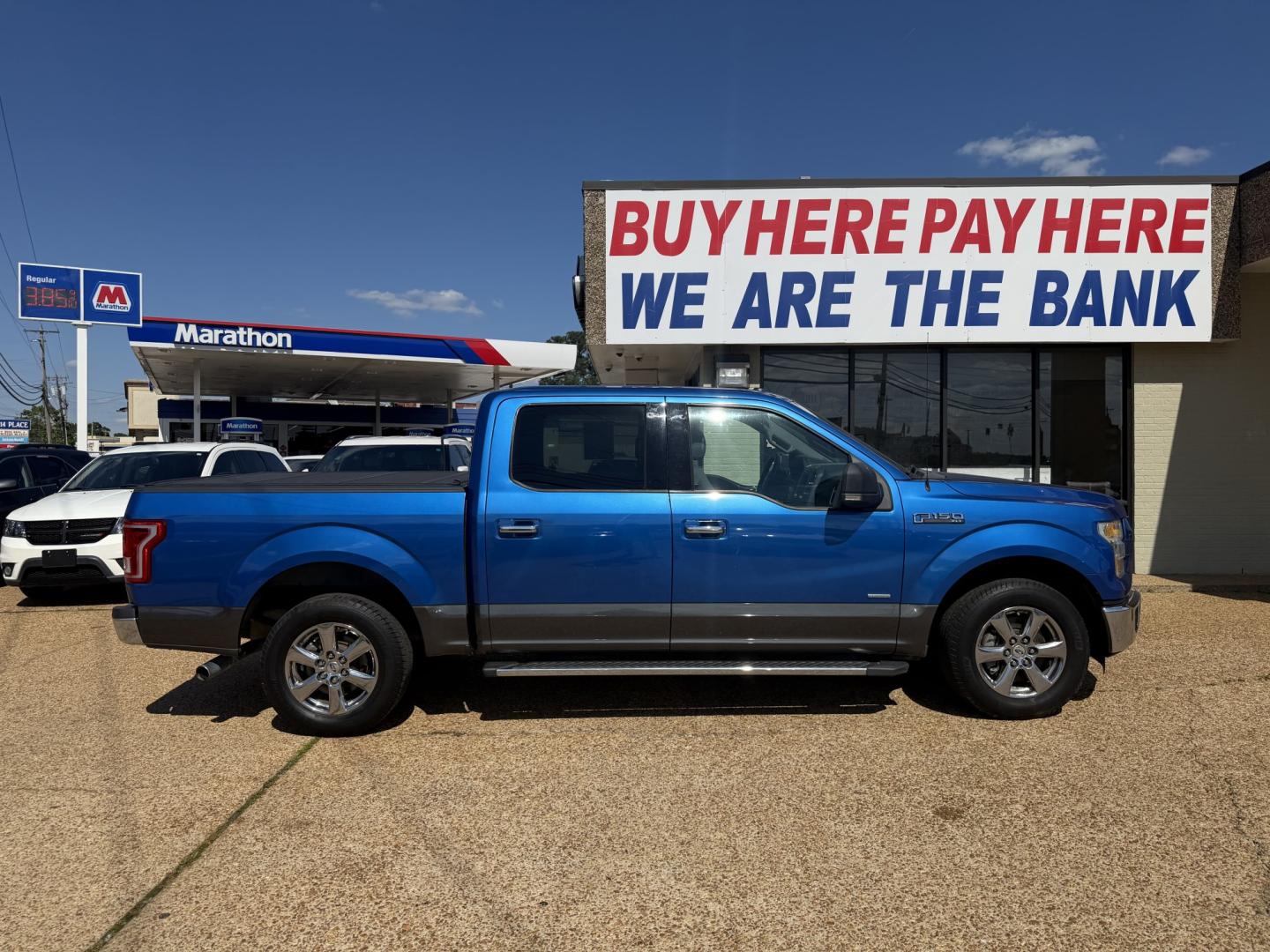 2015 BLUE FORD F-150 XLT (1FTEW1CPXFK) , located at 922 W. Beacon St., Philadelphia, MS, 39350, (601) 650-3675, 32.770447, -89.127151 - Photo#6