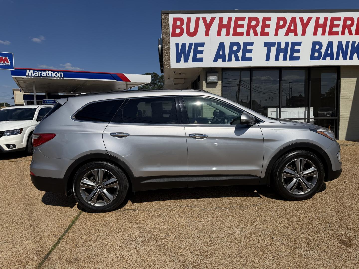 2014 SILVER HYUNDAI SANTA FE LIMITED (KM8SR4HF1EU) , located at 922 W. Beacon St., Philadelphia, MS, 39350, (601) 650-3675, 32.770447, -89.127151 - Photo#6
