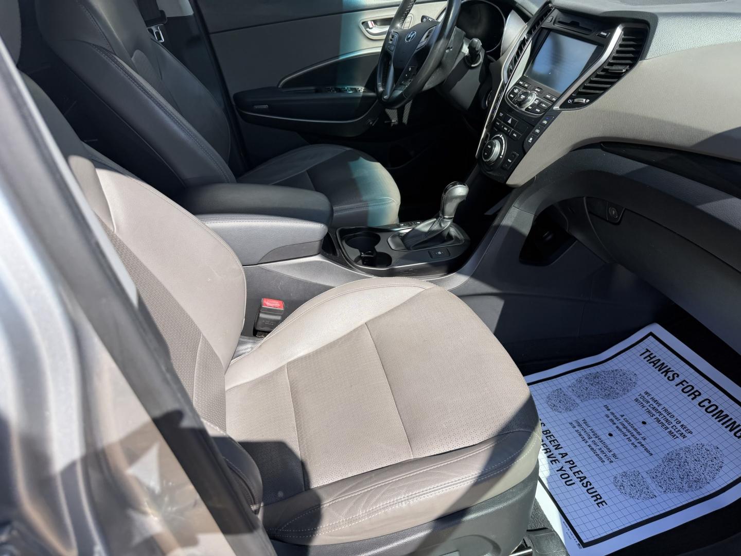 2014 SILVER HYUNDAI SANTA FE LIMITED (KM8SR4HF1EU) , located at 922 W. Beacon St., Philadelphia, MS, 39350, (601) 650-3675, 32.770447, -89.127151 - Photo#10
