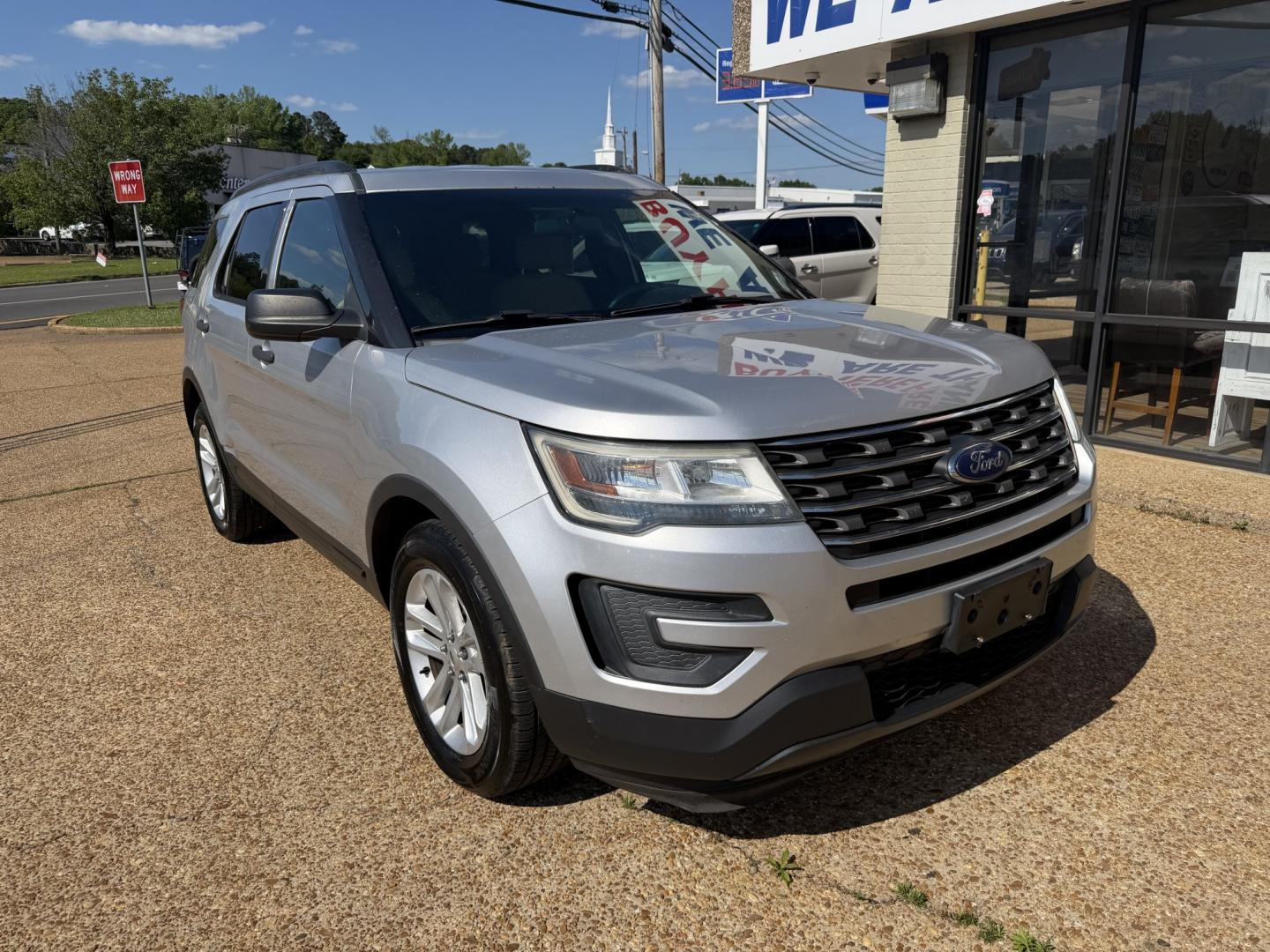 2016 SILVER FORD EXPLORER BASE (1FM5K7B82GG) , located at 922 W. Beacon St., Philadelphia, MS, 39350, (601) 650-3675, 32.770447, -89.127151- Photo#0
