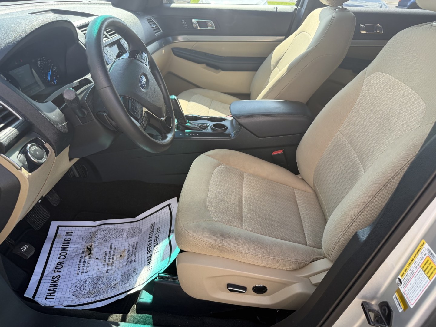 2016 SILVER FORD EXPLORER BASE (1FM5K7B82GG) , located at 922 W. Beacon St., Philadelphia, MS, 39350, (601) 650-3675, 32.770447, -89.127151 - Photo#9