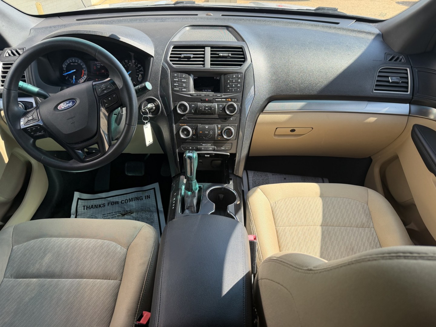 2016 SILVER FORD EXPLORER BASE (1FM5K7B82GG) , located at 922 W. Beacon St., Philadelphia, MS, 39350, (601) 650-3675, 32.770447, -89.127151 - Photo#16