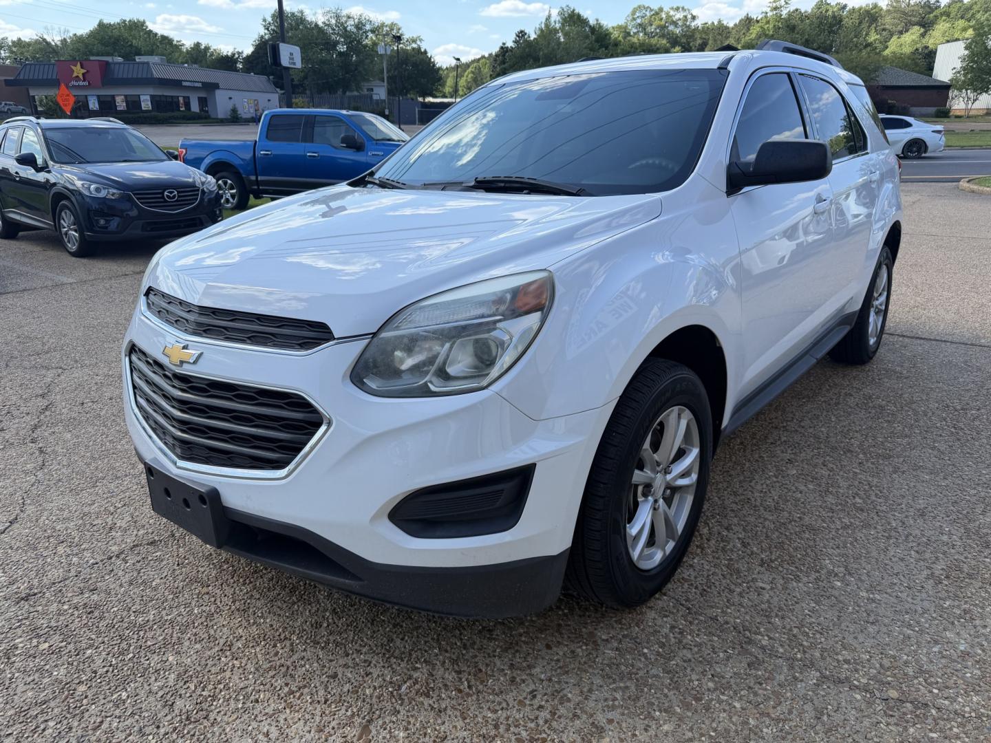 2017 WHITE CHEVROLET EQUINOX LS (2GNFLEEK7H6) , located at 922 W. Beacon St., Philadelphia, MS, 39350, (601) 650-3675, 32.770447, -89.127151 - Photo#2