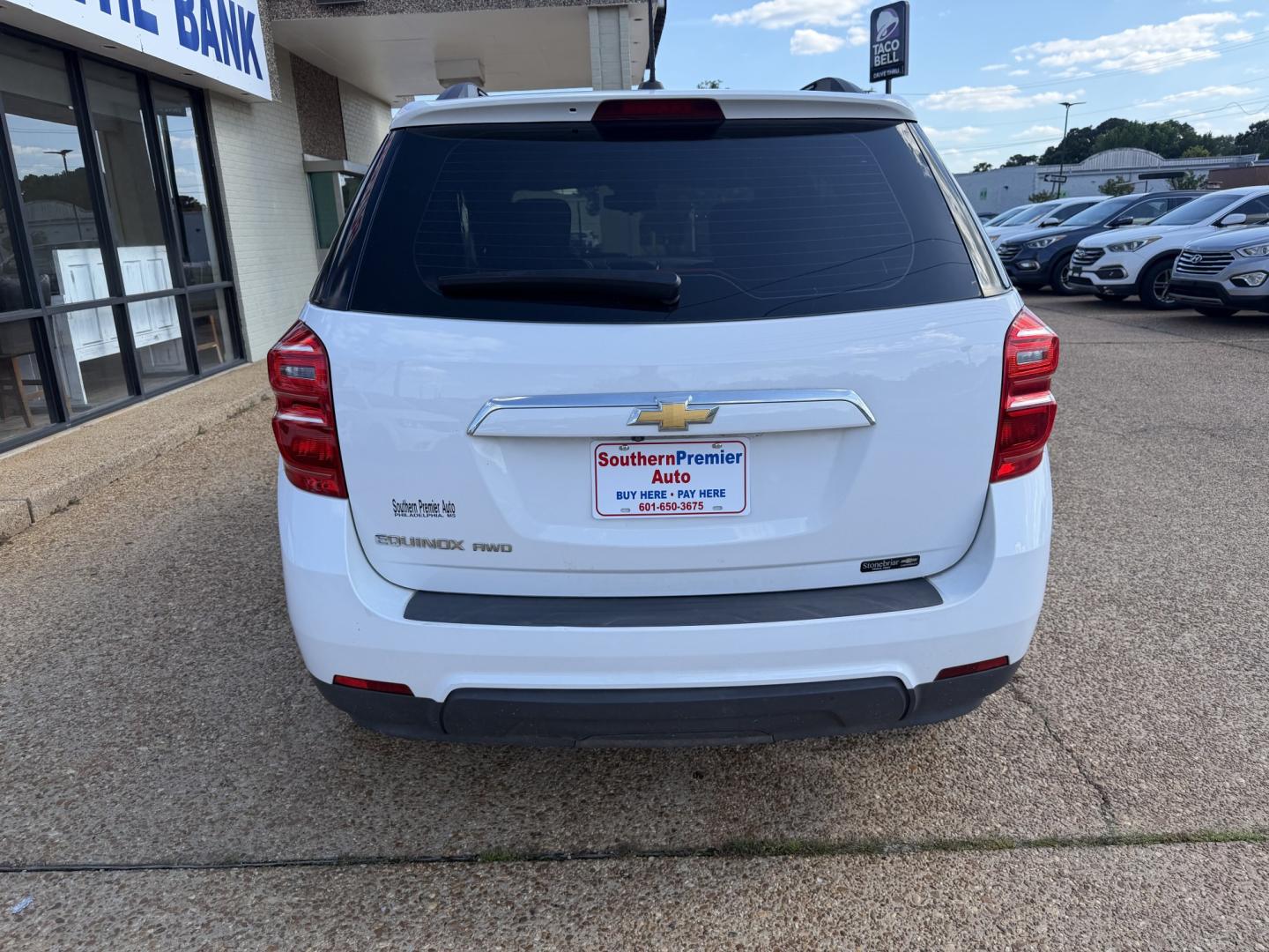 2017 WHITE CHEVROLET EQUINOX LS (2GNFLEEK7H6) , located at 922 W. Beacon St., Philadelphia, MS, 39350, (601) 650-3675, 32.770447, -89.127151- Photo#4
