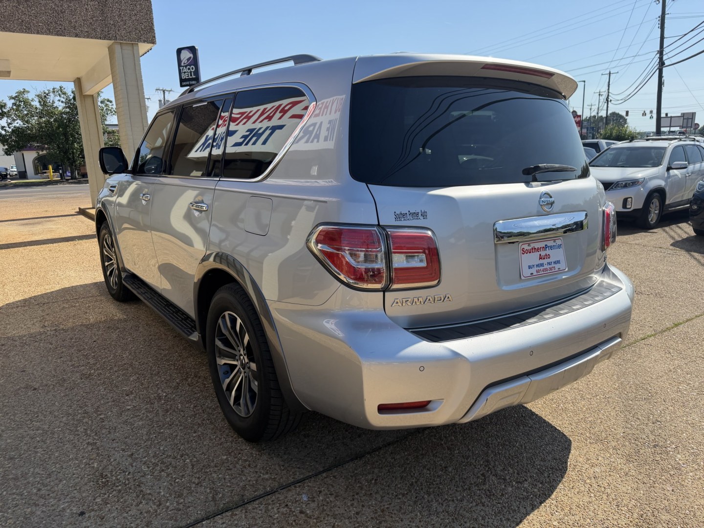2018 SILVER NISSAN ARMADA SL (JN8AY2ND6J9) , located at 922 W. Beacon St., Philadelphia, MS, 39350, (601) 650-3675, 32.770447, -89.127151 - Photo#3