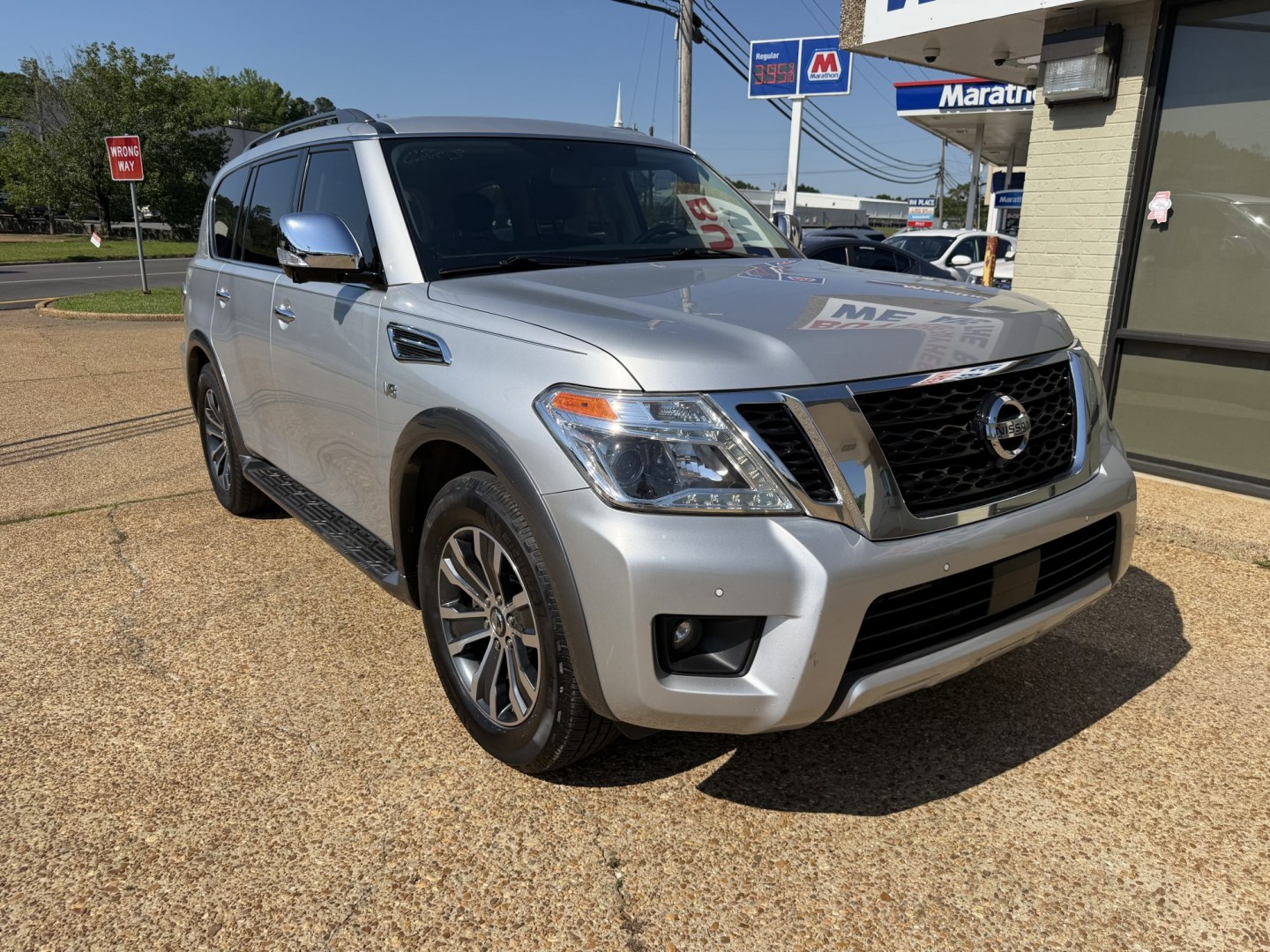 2018 SILVER NISSAN ARMADA SL (JN8AY2ND6J9) , located at 922 W. Beacon St., Philadelphia, MS, 39350, (601) 650-3675, 32.770447, -89.127151 - Photo#0