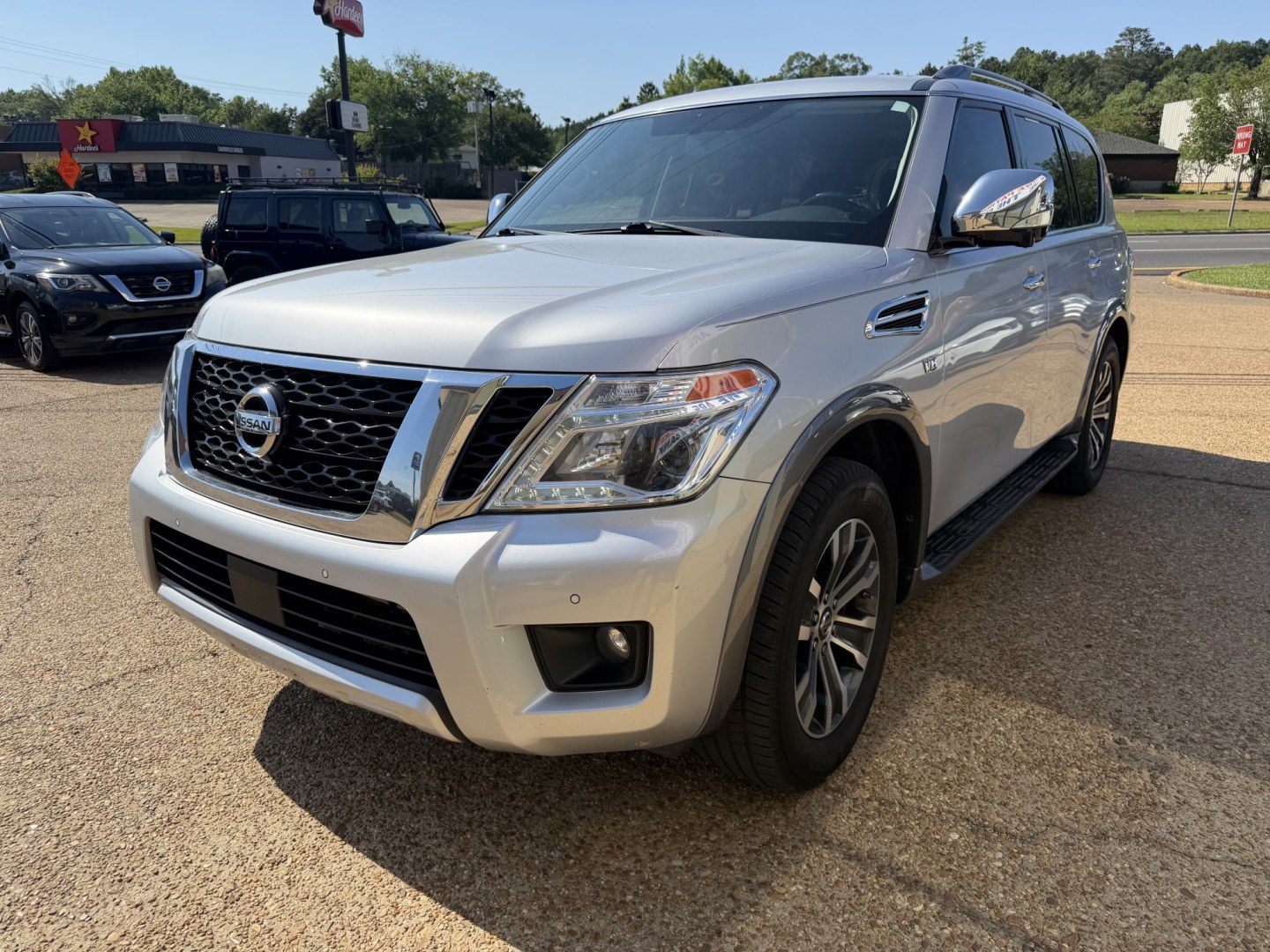 2018 SILVER NISSAN ARMADA SL (JN8AY2ND6J9) , located at 922 W. Beacon St., Philadelphia, MS, 39350, (601) 650-3675, 32.770447, -89.127151 - Photo#2