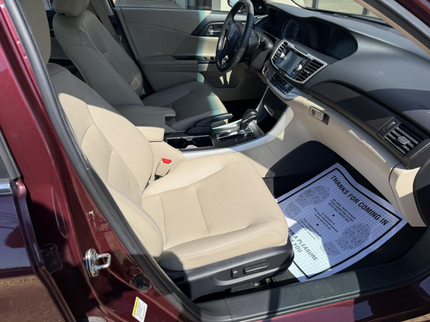 2014 BURGUNDY HONDA ACCORD EX-L (1HGCR2F83EA) , located at 922 W. Beacon St., Philadelphia, MS, 39350, (601) 650-3675, 32.770447, -89.127151- Photo#10