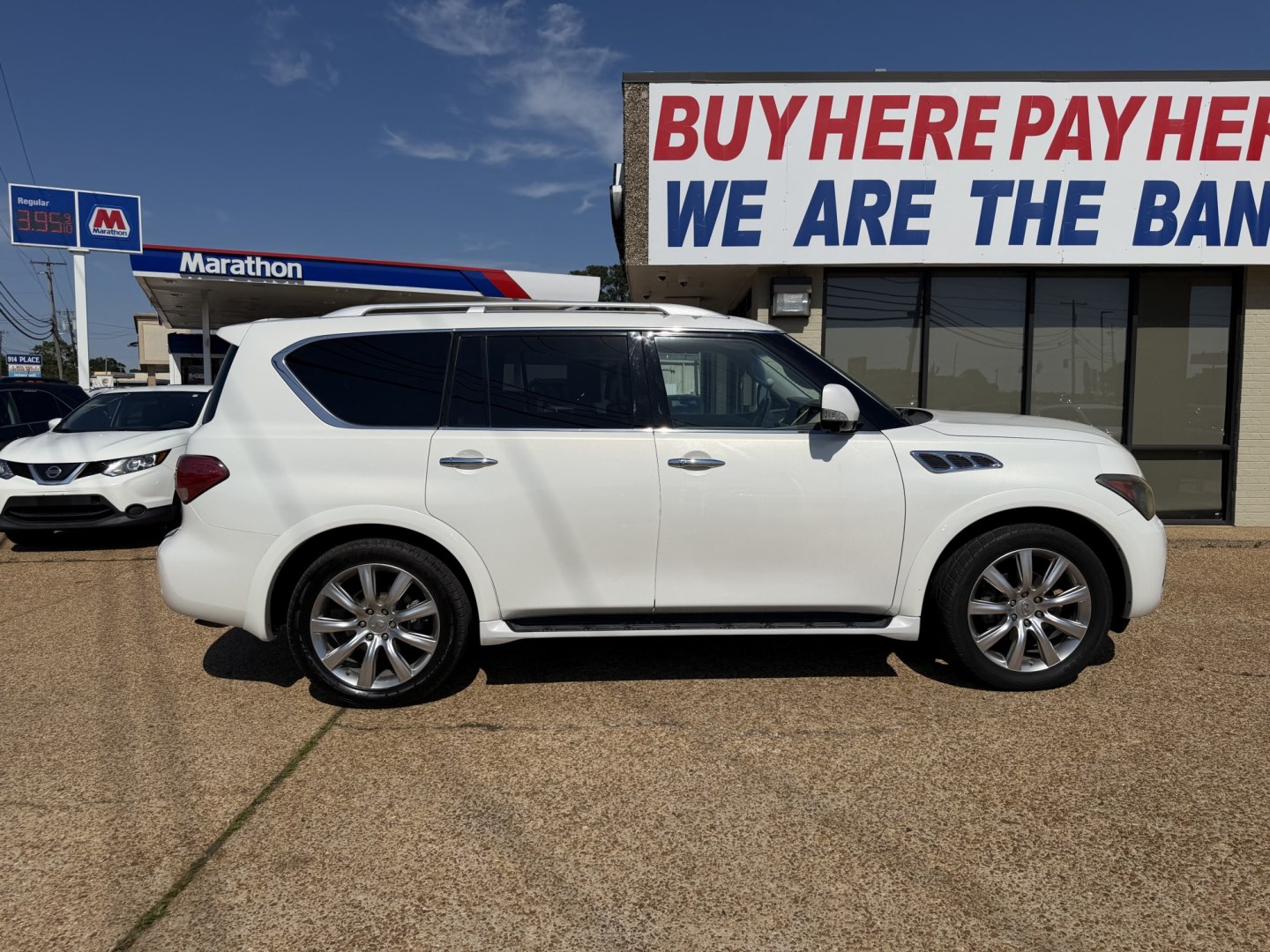 2012 WHITE INFINITI QX56 BASE (JN8AZ2NF3C9) , located at 922 W. Beacon St., Philadelphia, MS, 39350, (601) 650-3675, 32.770447, -89.127151 - Photo#6